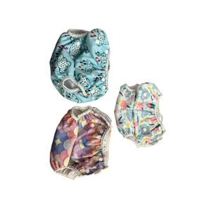 Babygoal Set of 3 Adjustable Girl Swim Diapers 6 months to 3T